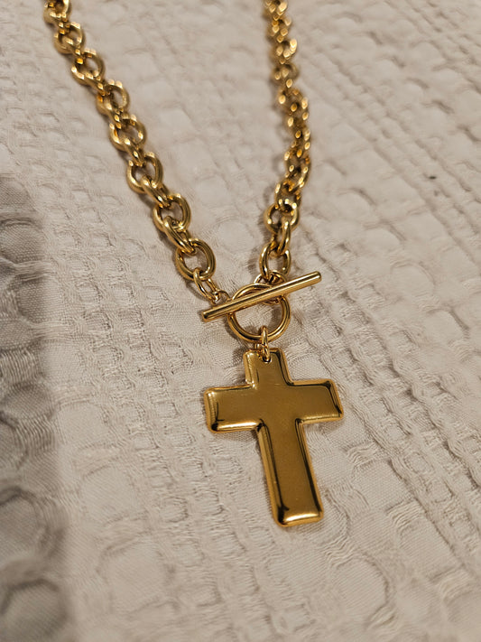 Cross Pendant Necklace - waterproof