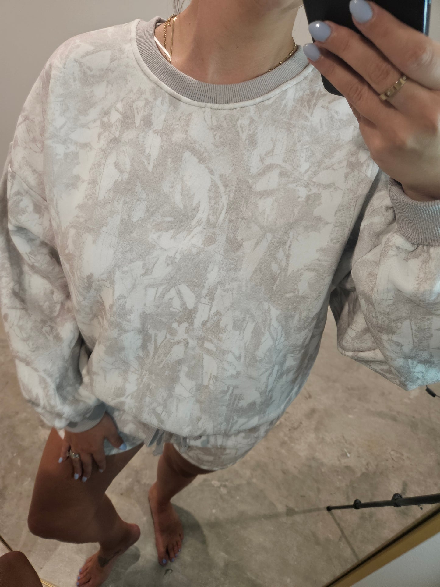 Woodland Camo Crewneck - top only