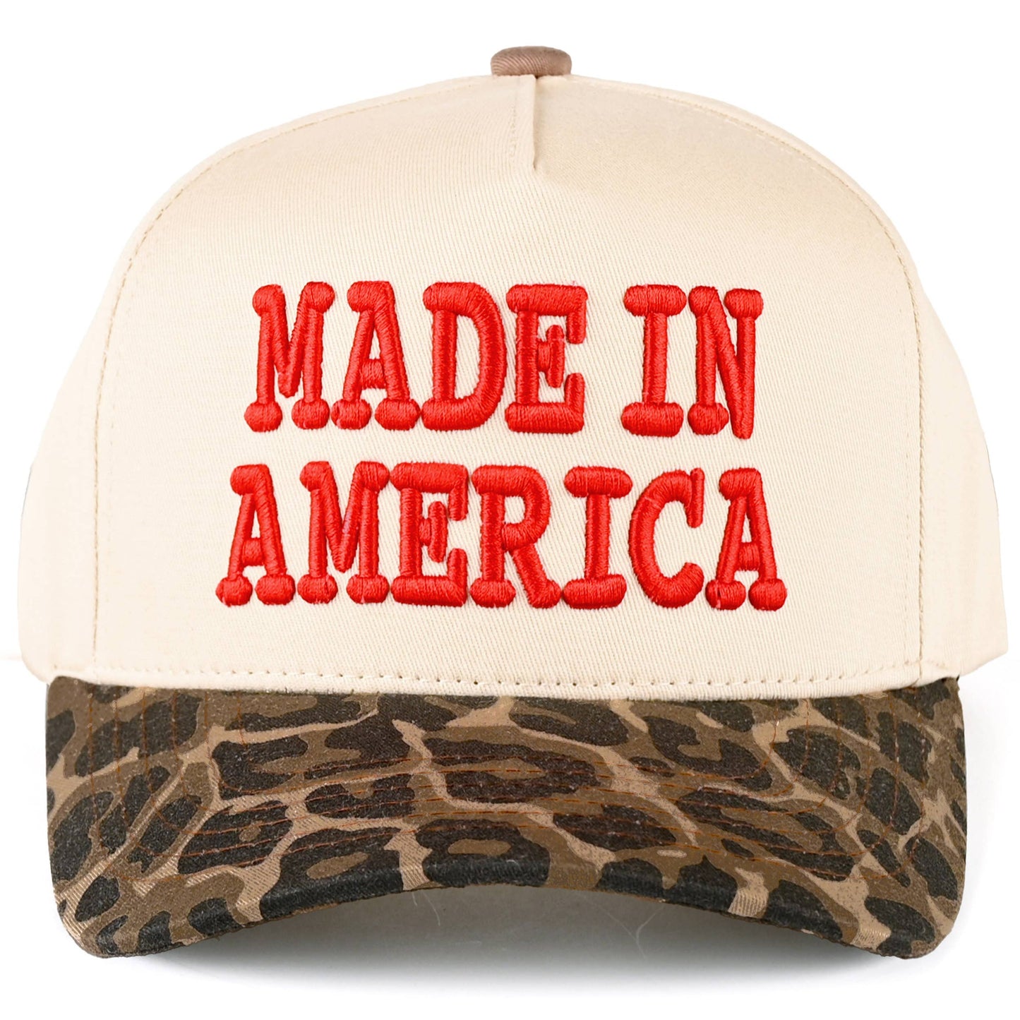 MADE IN AMERICA Leopard Trucker Cap