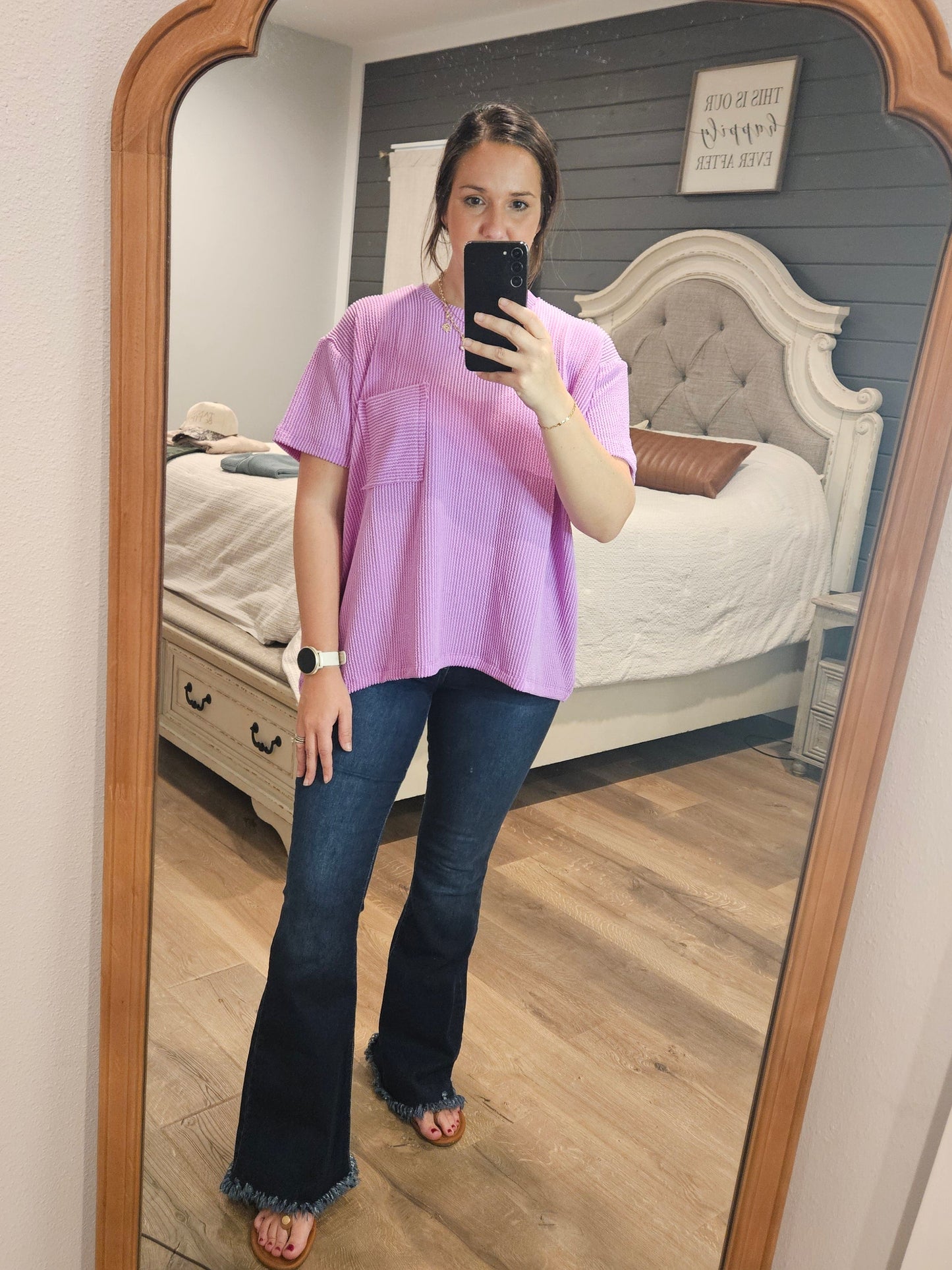 Everyday Ribbed Pocket Tee