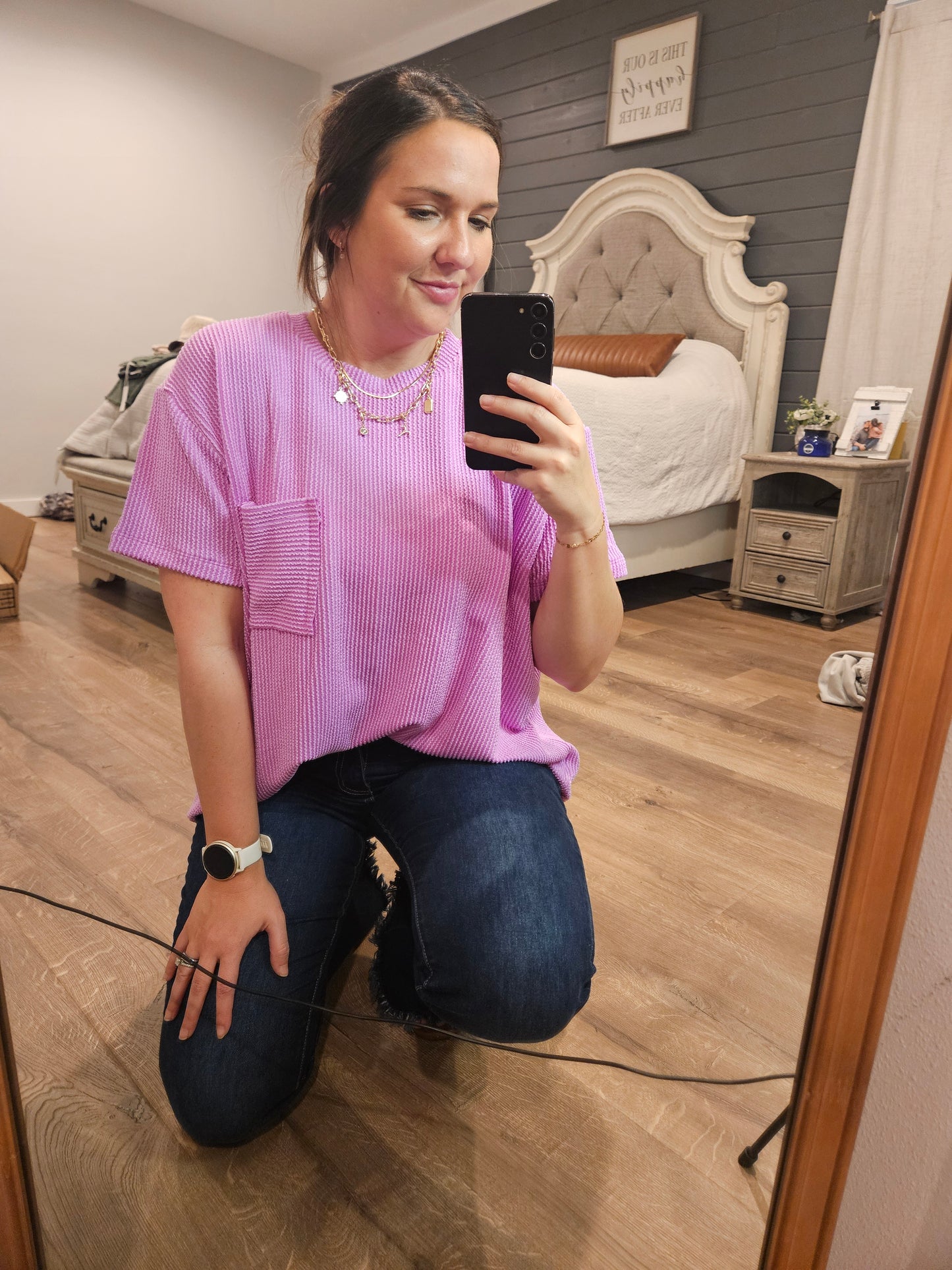 Everyday Ribbed Pocket Tee