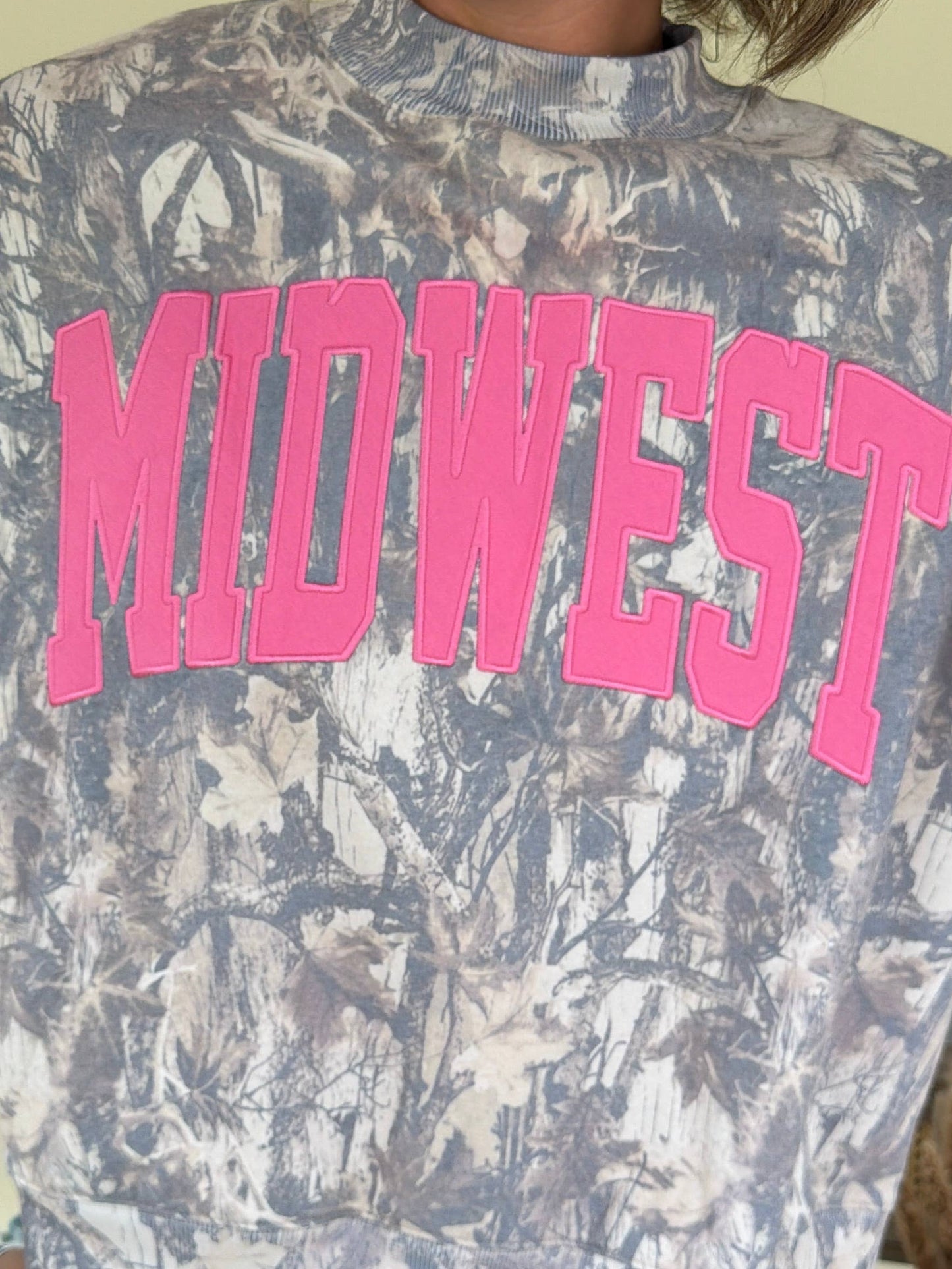 Midwest Camo Embroidered Mockneck 