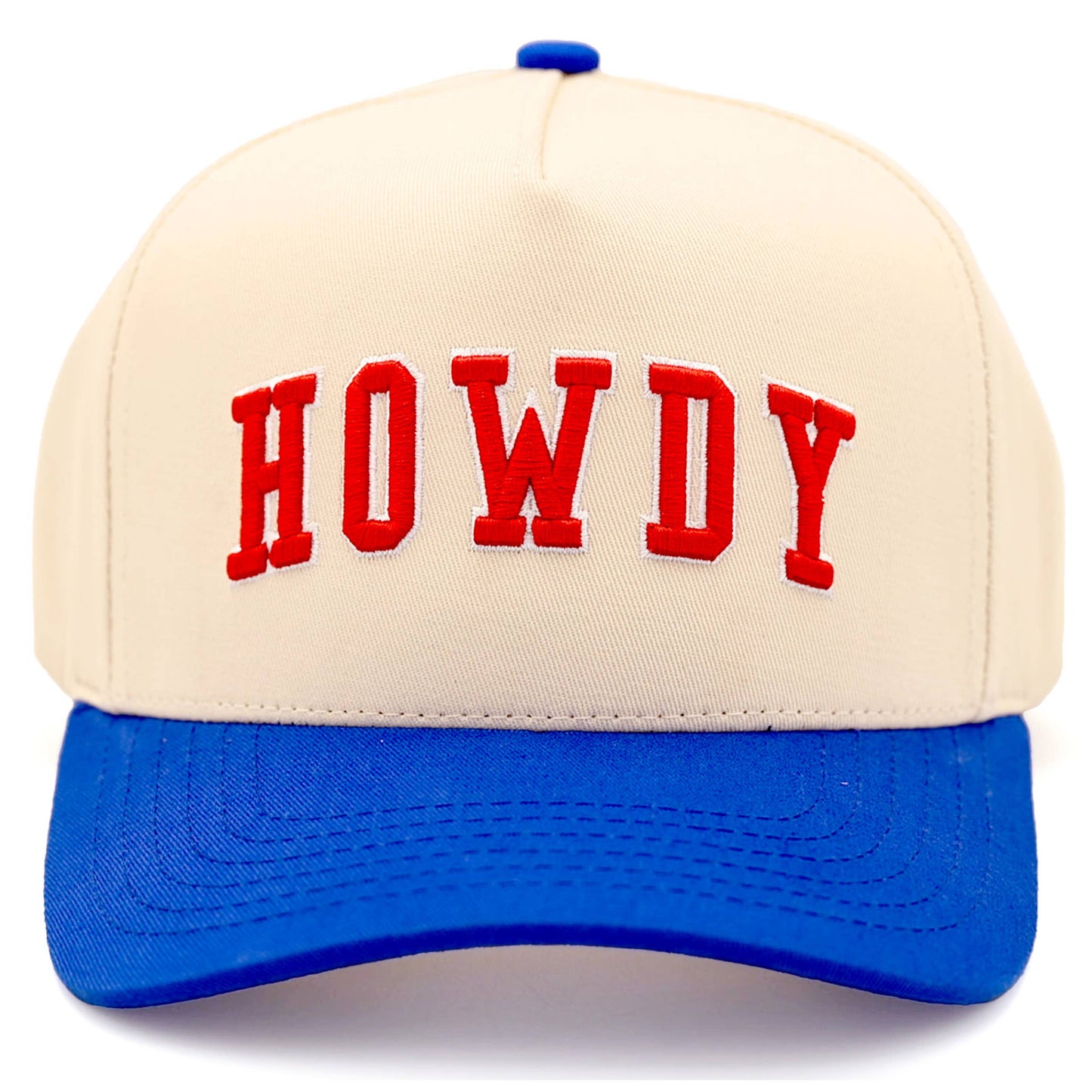 HOWDY - Embroidered Two Tone Trucker Cap
