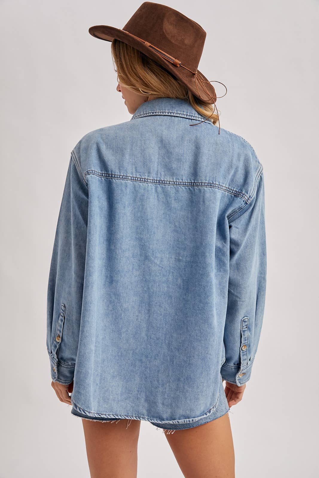 The Blue Ridge Denim Shacket