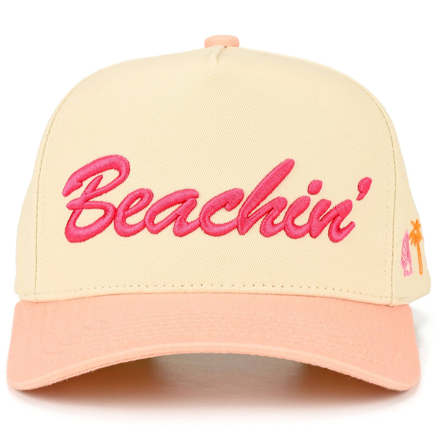 BEACHIN' Embroidered Trucker Hat