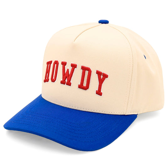 HOWDY - Embroidered Two Tone Trucker Cap