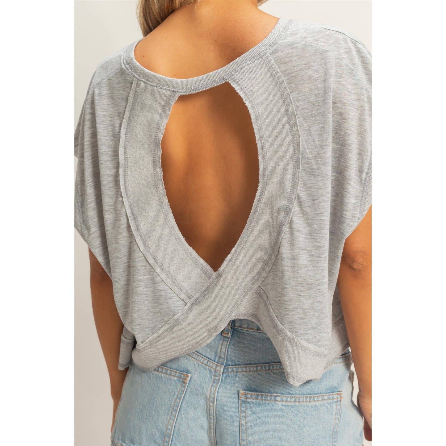 Effortless Open Back Tee