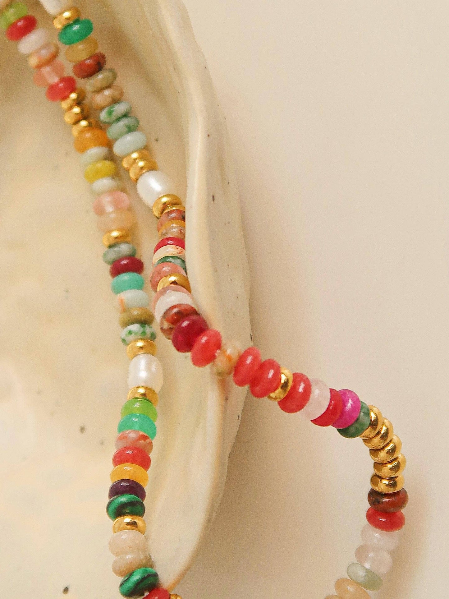Sunny Days Beaded Necklace - waterproof