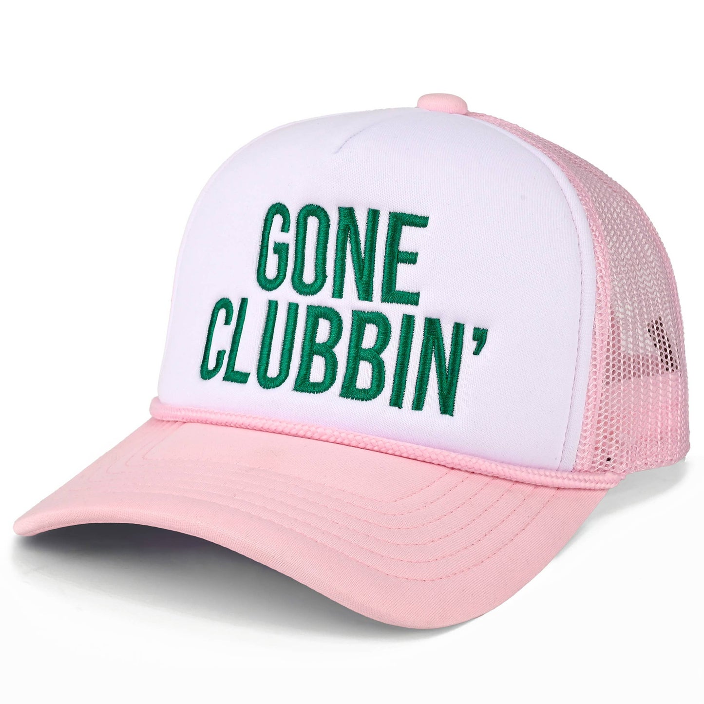 GONE CLUBBIN' Foam Two Tone Trucker Mesh Back Hat