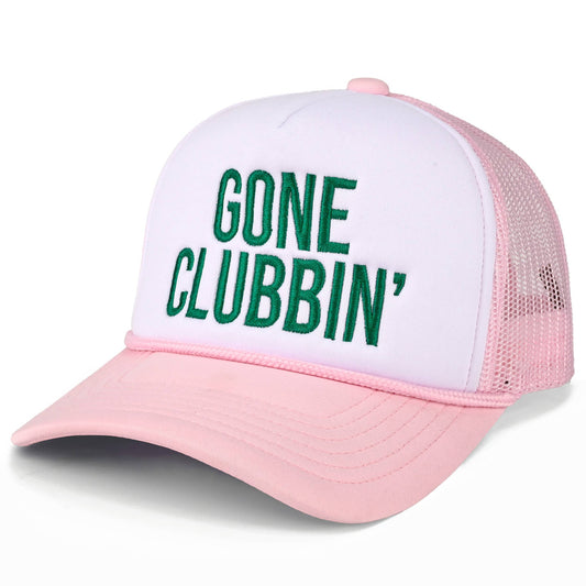 GONE CLUBBIN' Foam Two Tone Trucker Mesh Back Hat