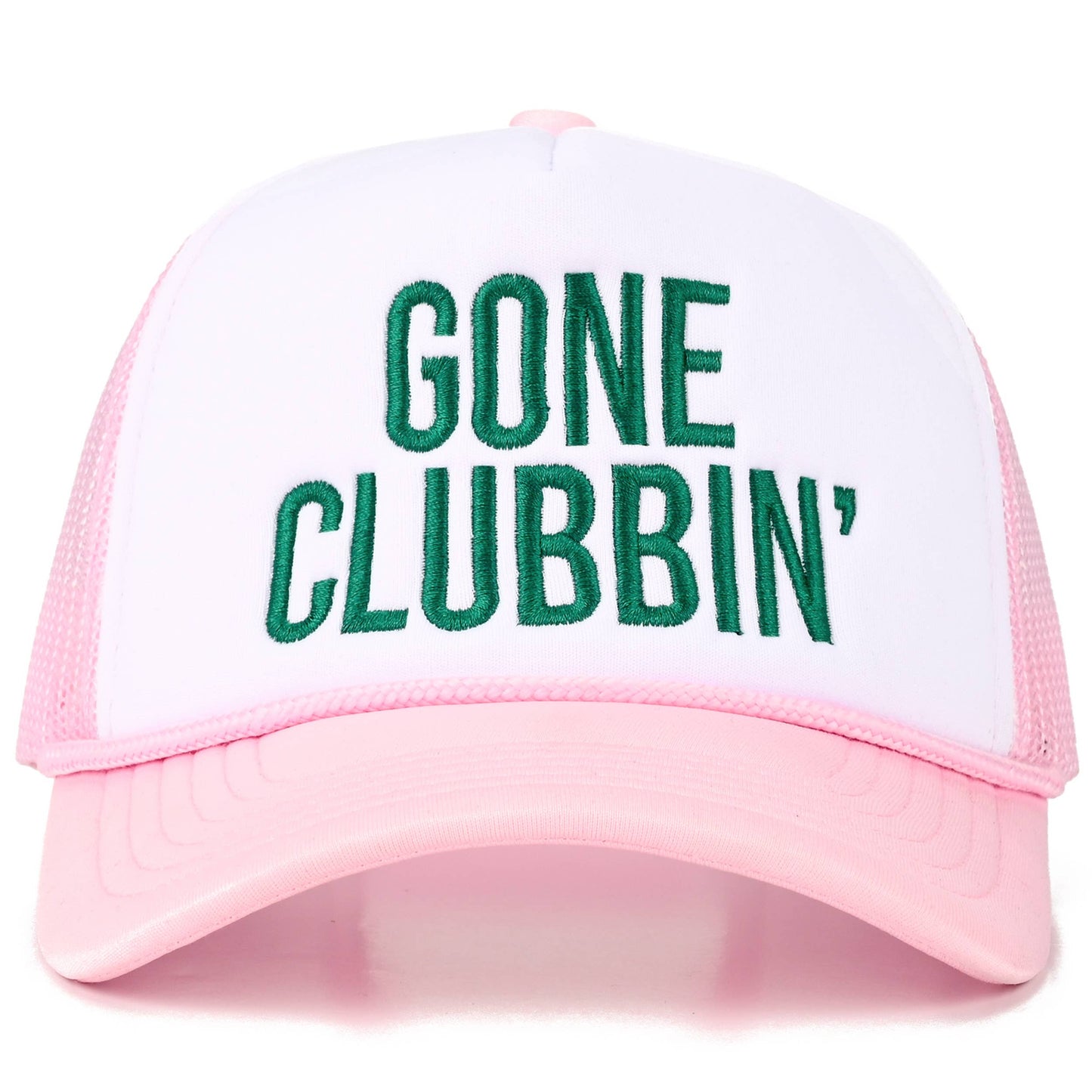 GONE CLUBBIN' Foam Two Tone Trucker Mesh Back Hat