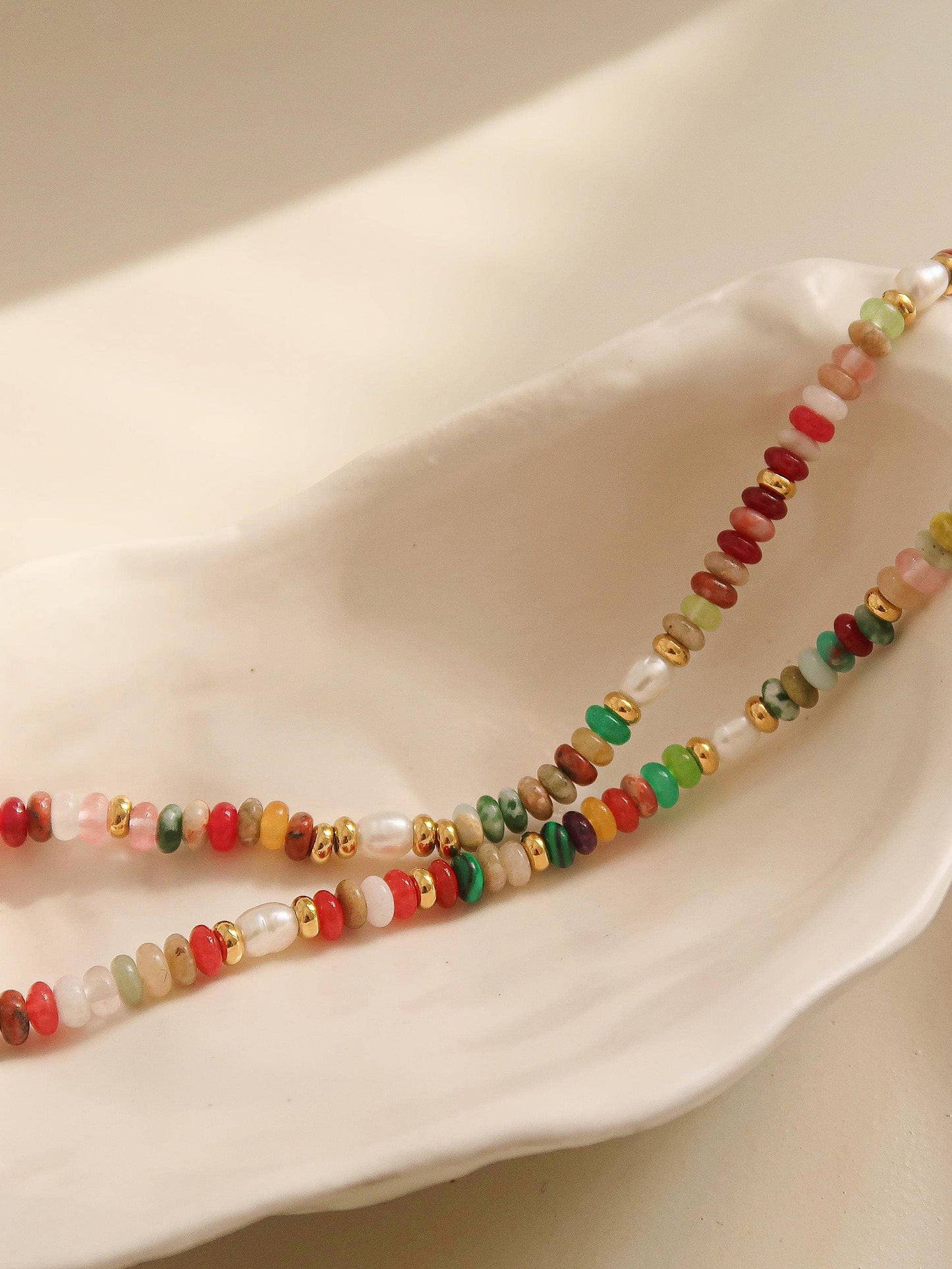Sunny Days Beaded Necklace - waterproof