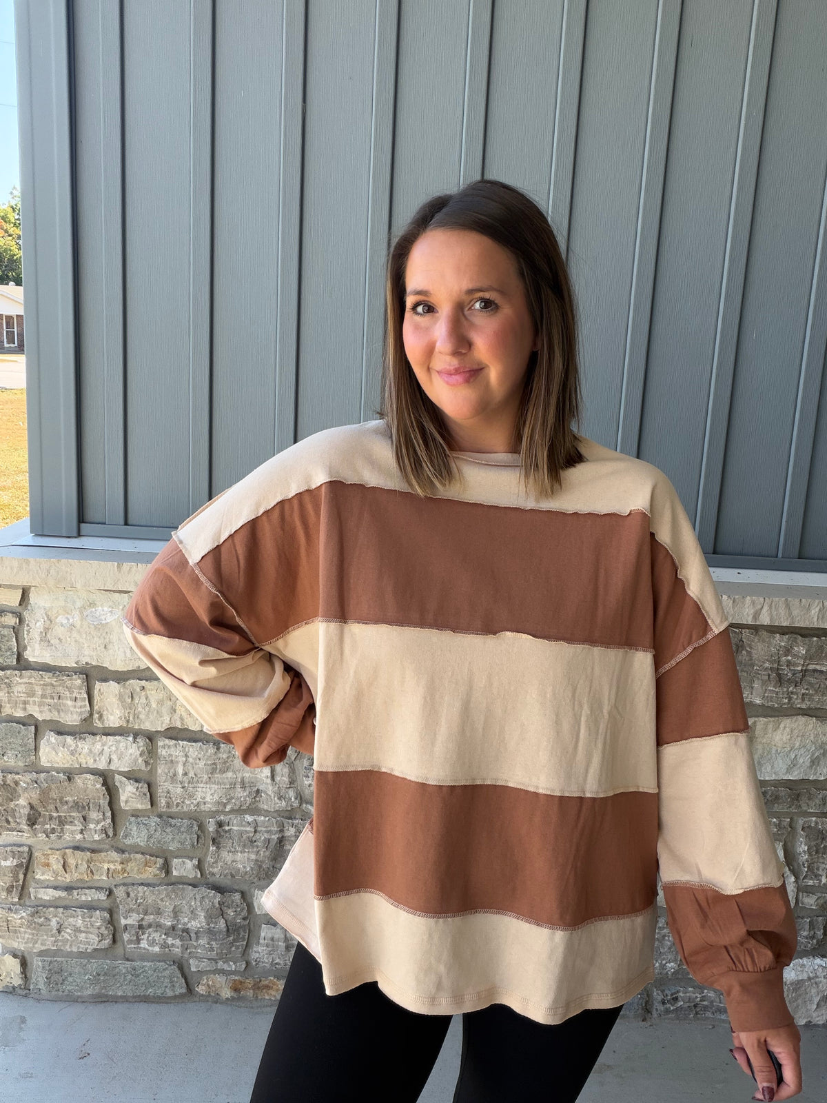 Mocha Meadow Pullover