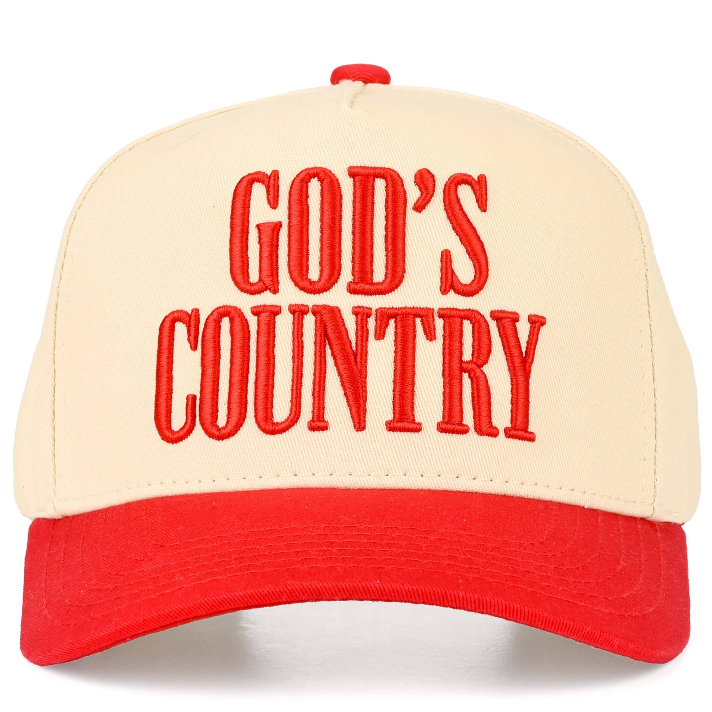 GOD'S COUNTRY - embroidered Two Tone Trucker Hat
