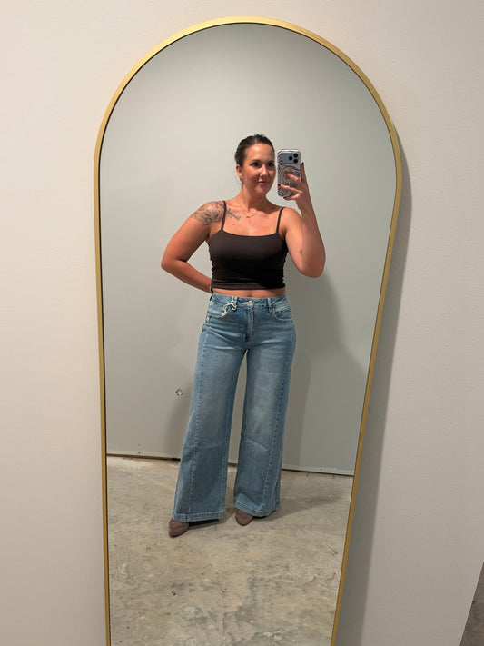 Easy Does It Wide Leg Denim