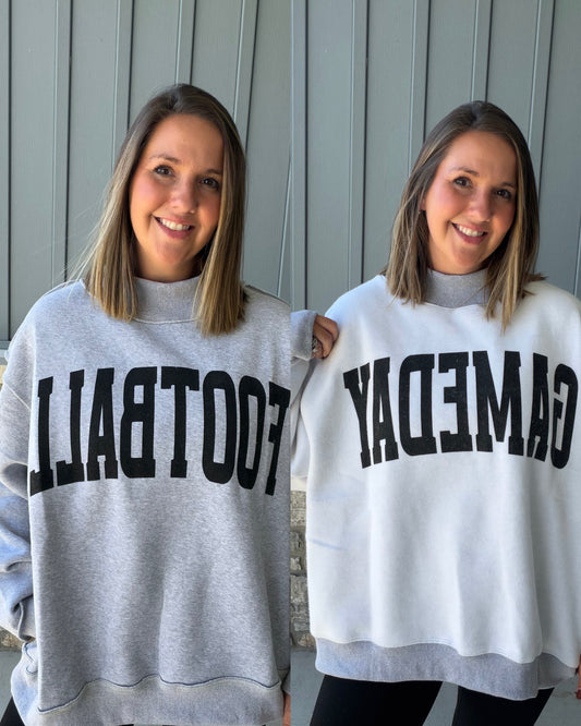 Two Sides Game Day Mockneck