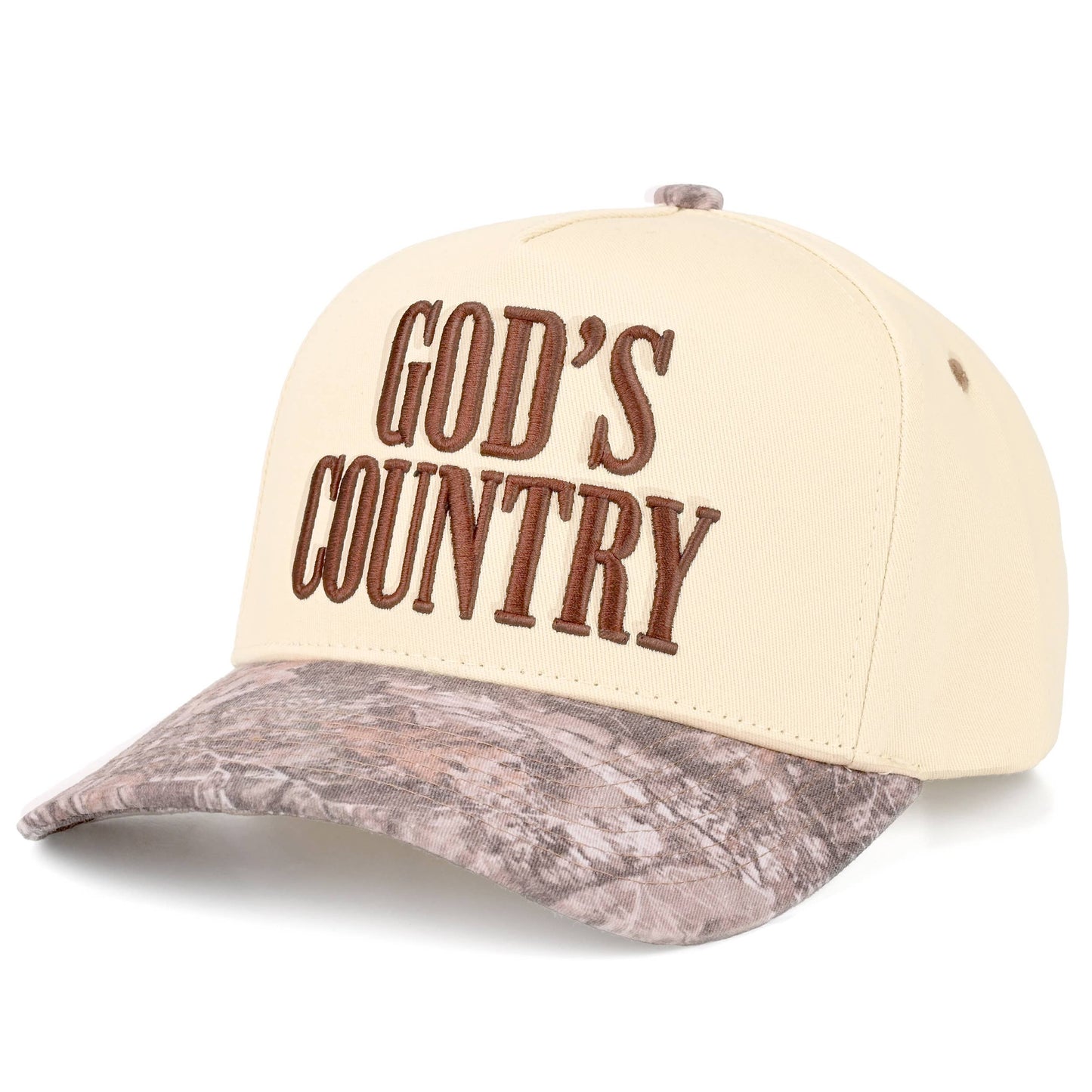 GOD'S COUNTRY - embroidered Two Tone Trucker Hat