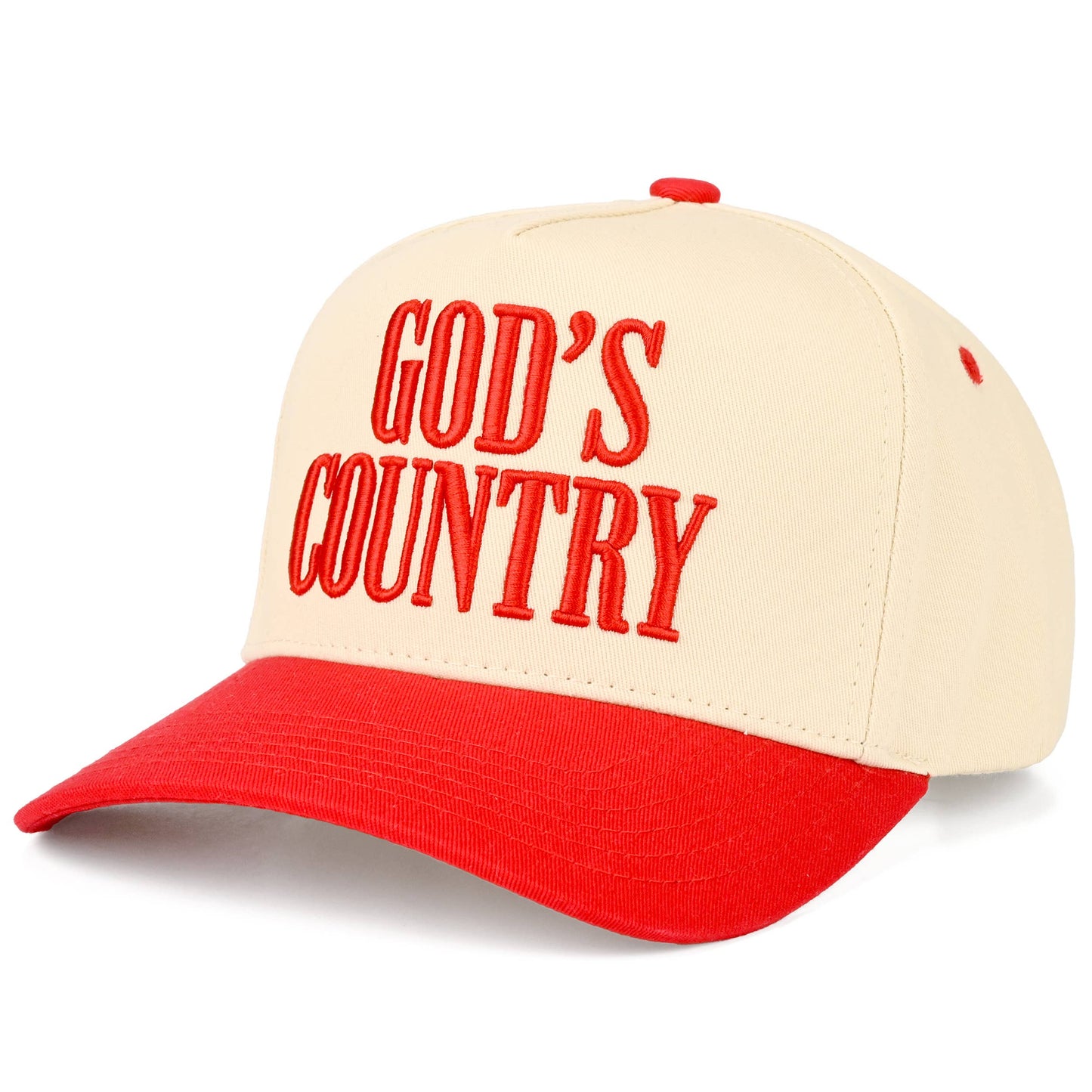 GOD'S COUNTRY - embroidered Two Tone Trucker Hat