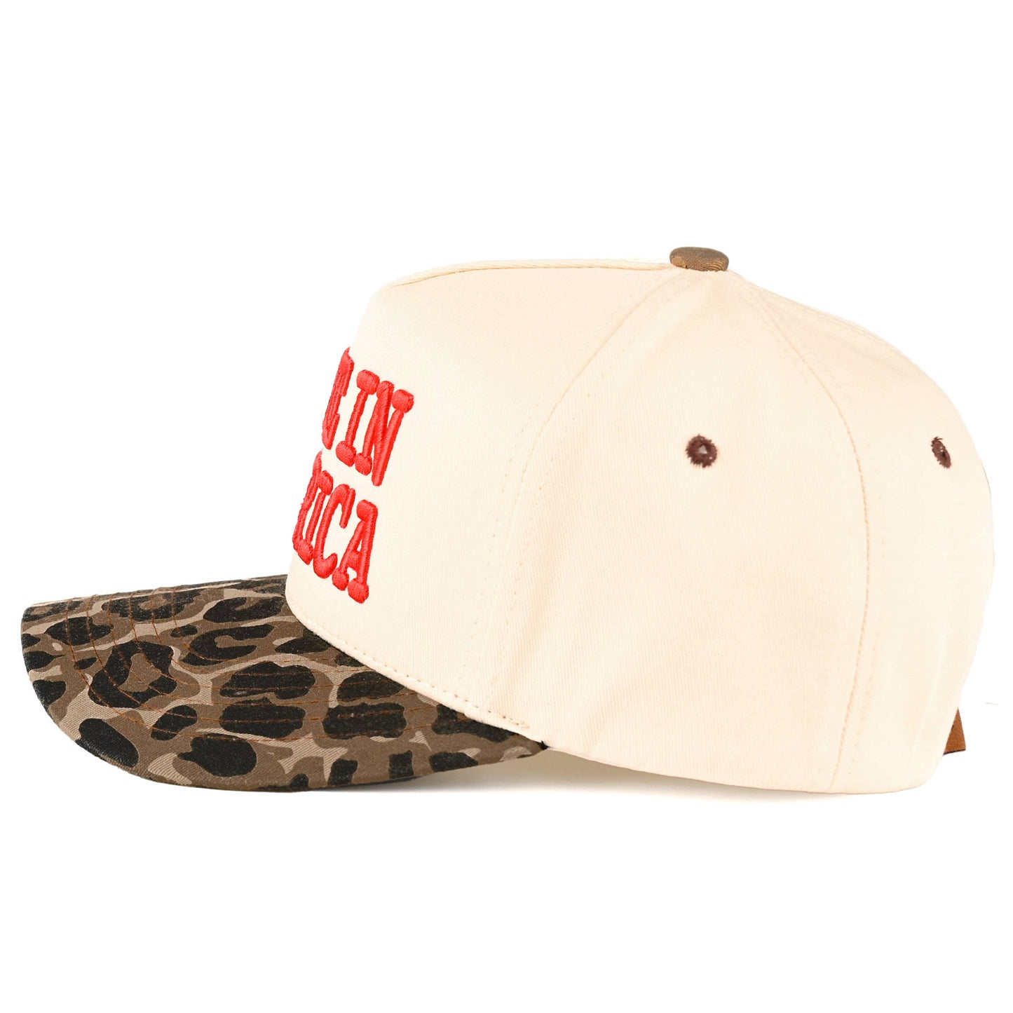 MADE IN AMERICA Leopard Trucker Cap