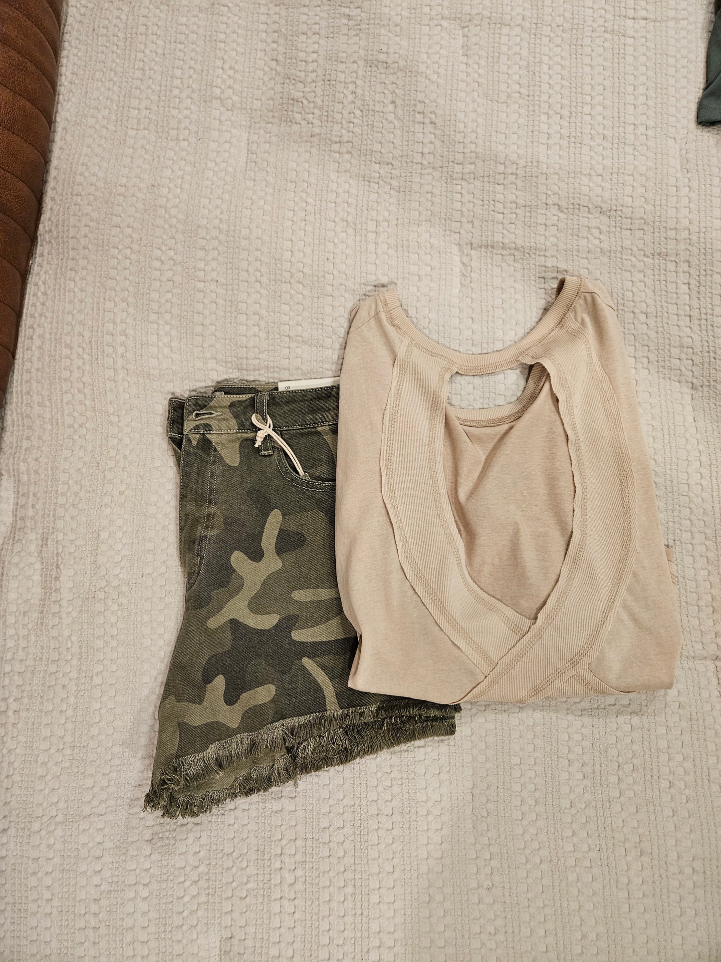 Effortless Open Back Tee