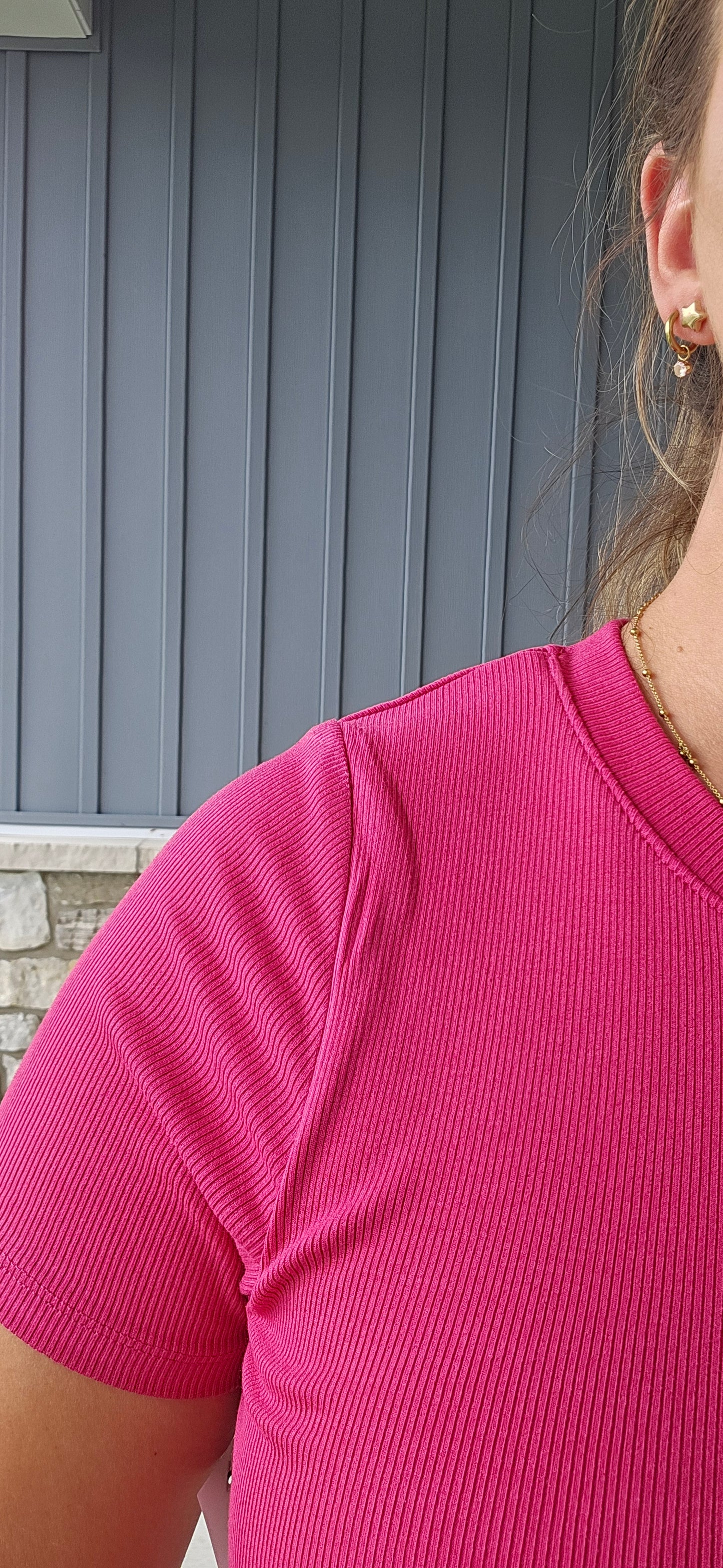 MONO B Core Comfort Tee - built in bra