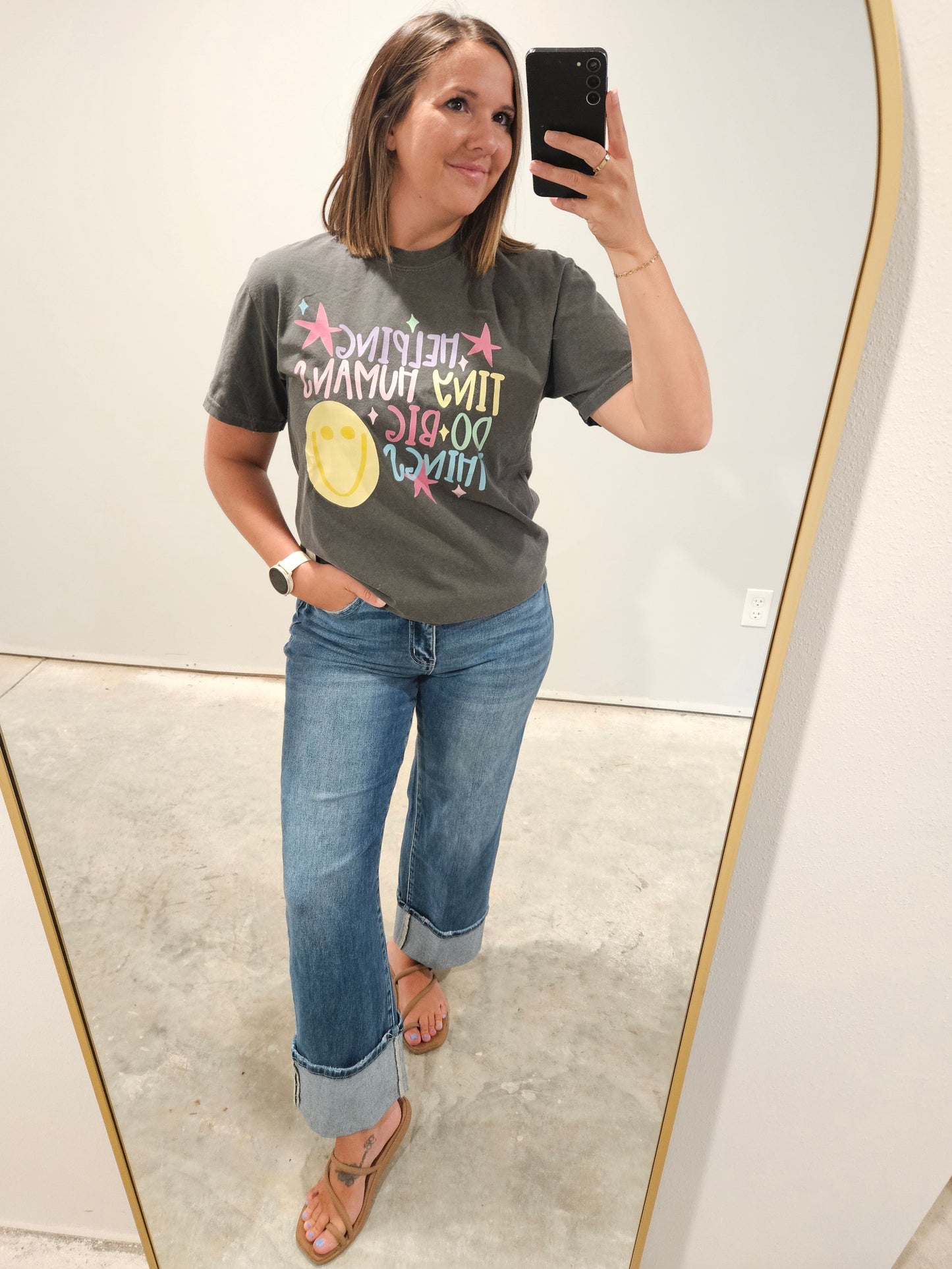 Helping Tiny Humans Tee - comfort colors
