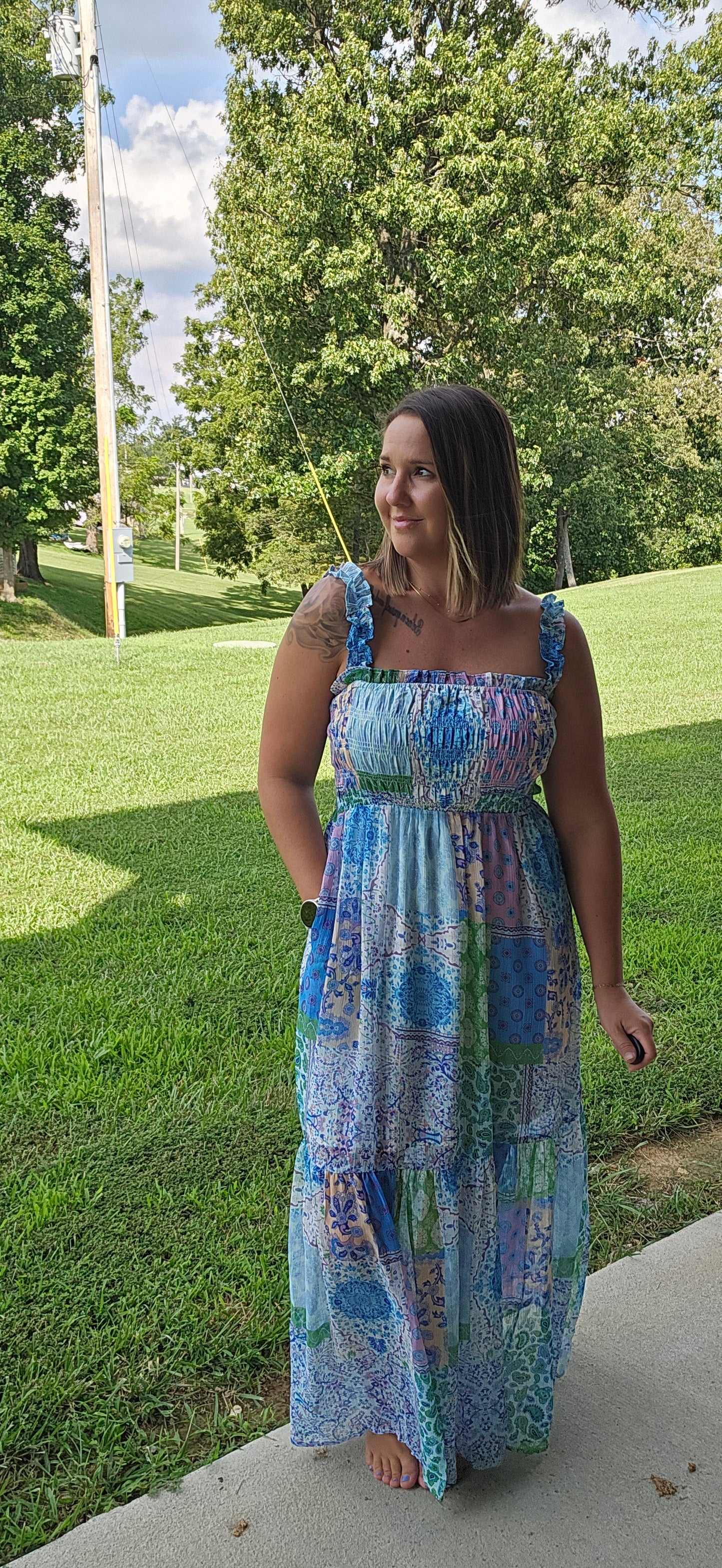 Patchwork Garden Maxi