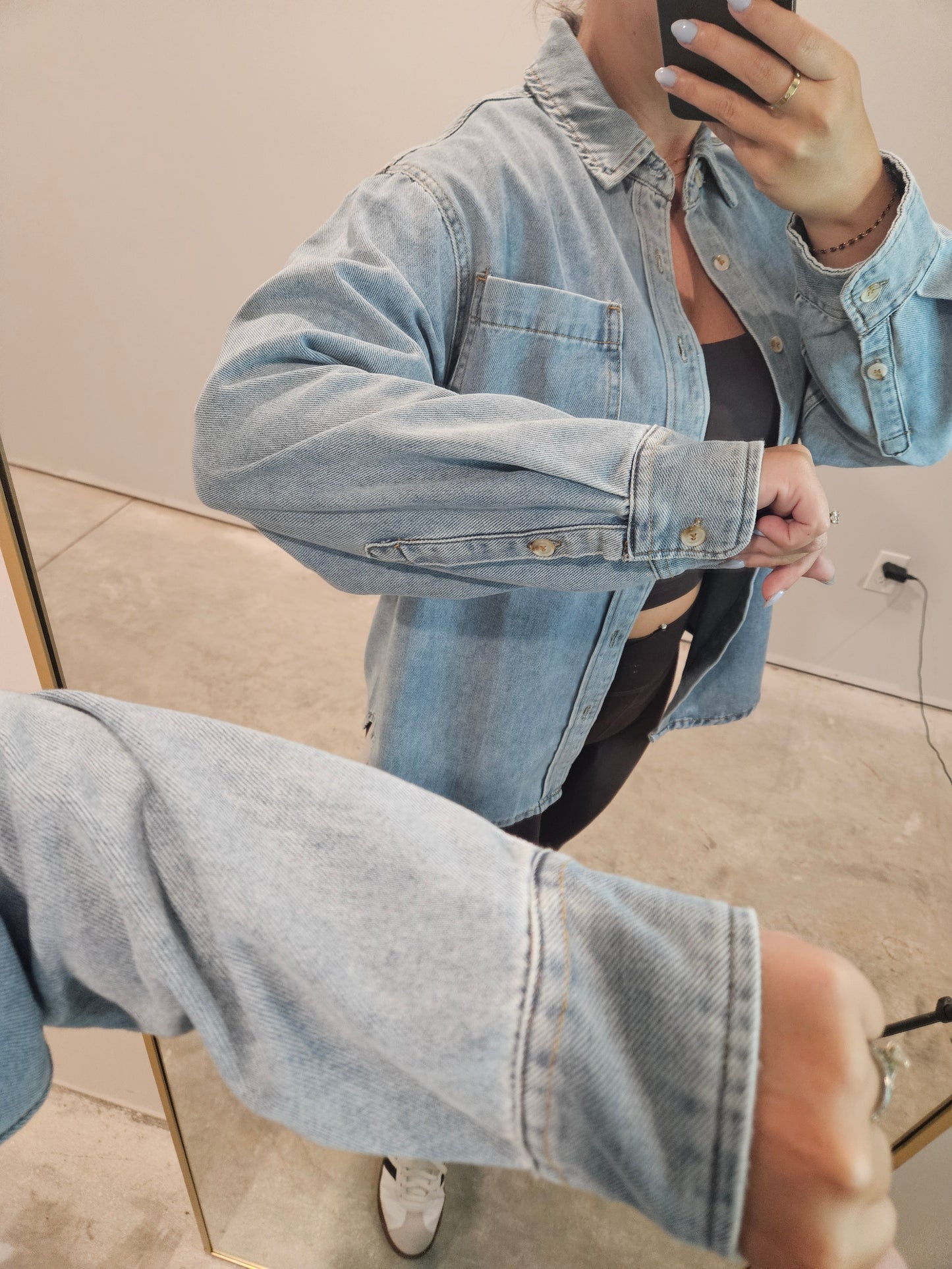 The Blue Ridge Denim Shacket