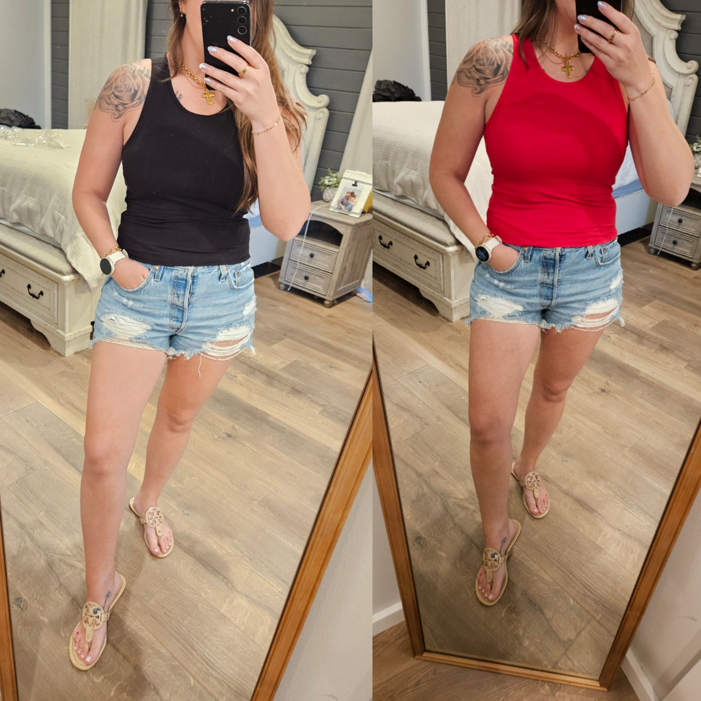 The Second Skin Ribbed Tank
