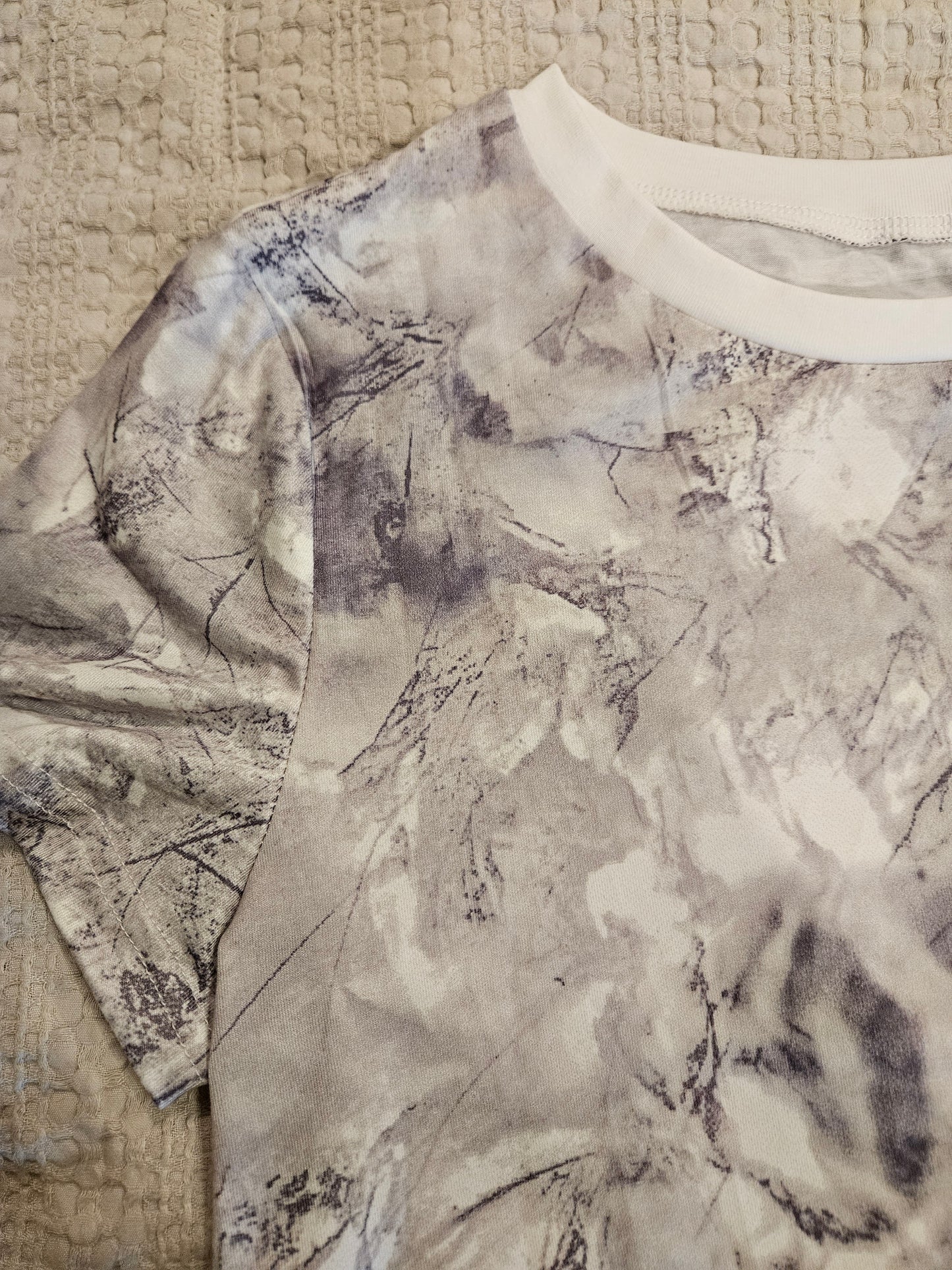 Abstract Woodland Slim Tee
