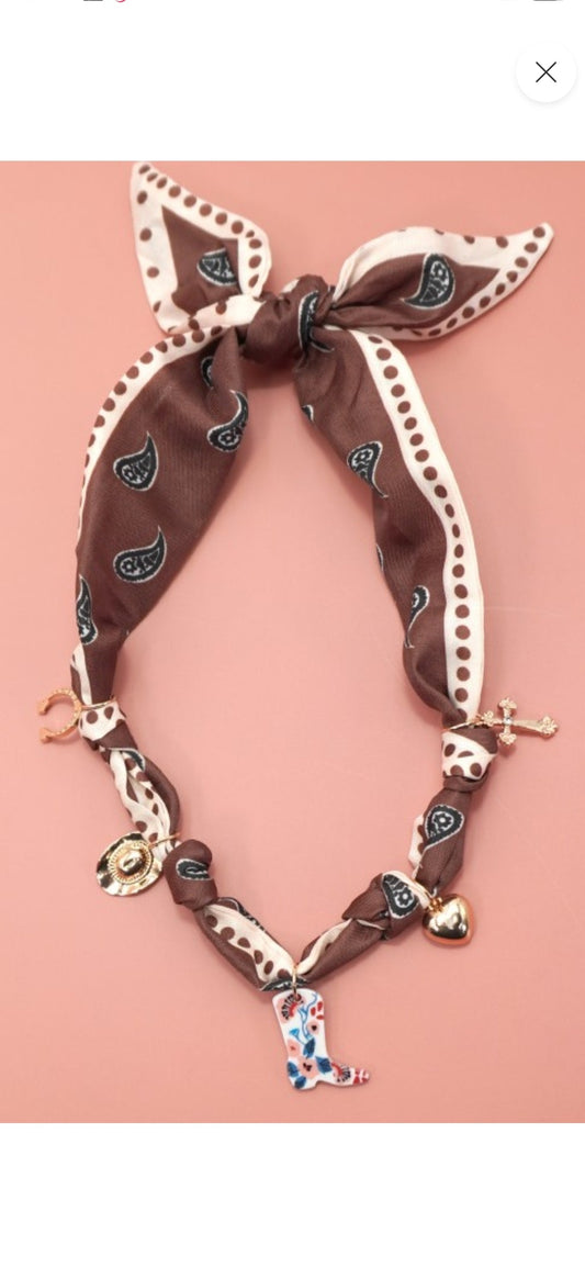 Wild West Scarf Necklace