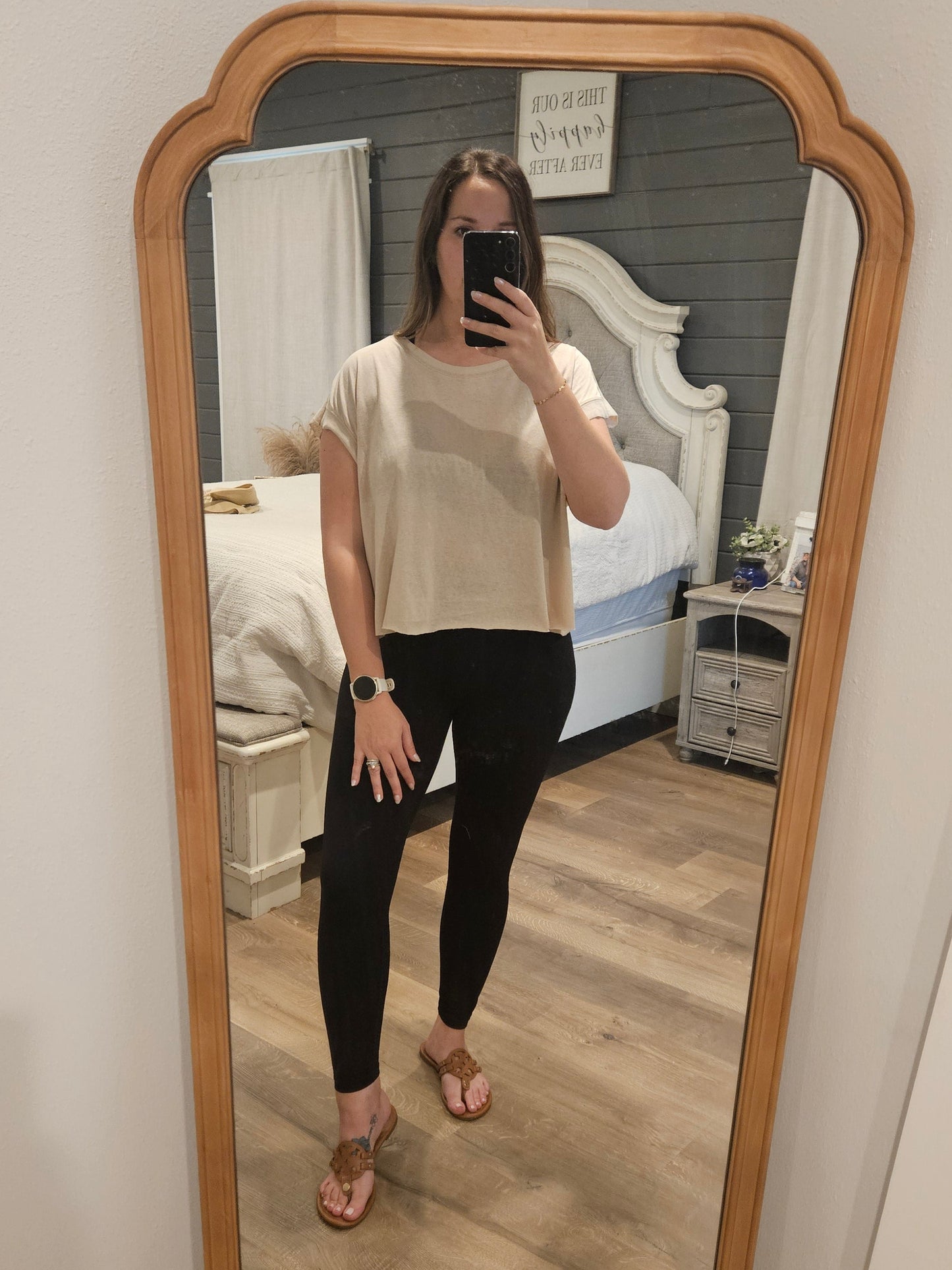 Effortless Open Back Tee