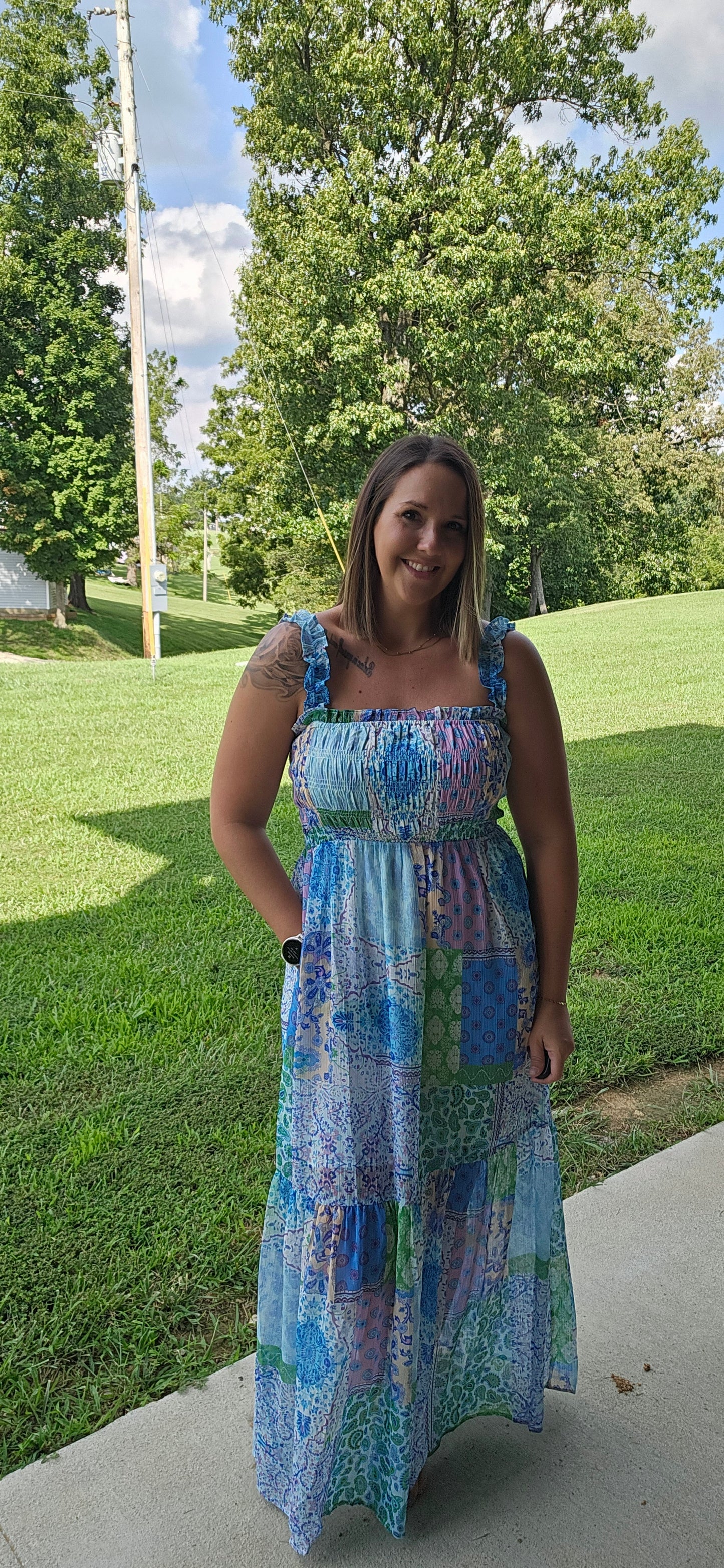 Patchwork Garden Maxi