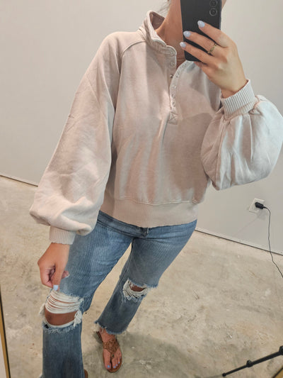 The Ava Snap Pullover