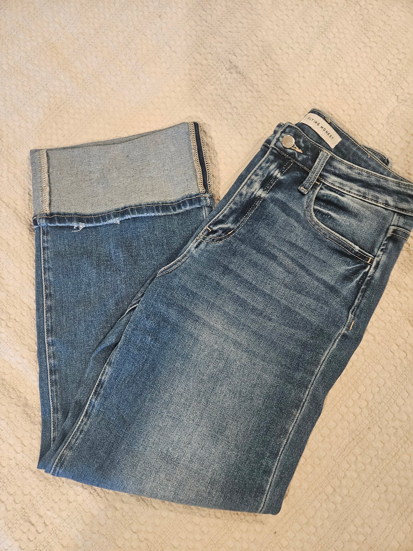 Bluebell Cuffed Flares (flying monkey brand)