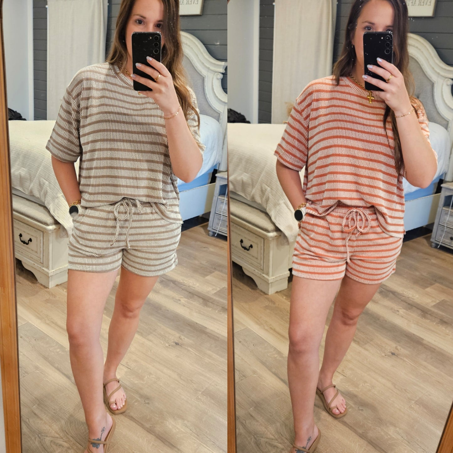 Sienna Stripe Lounge Set