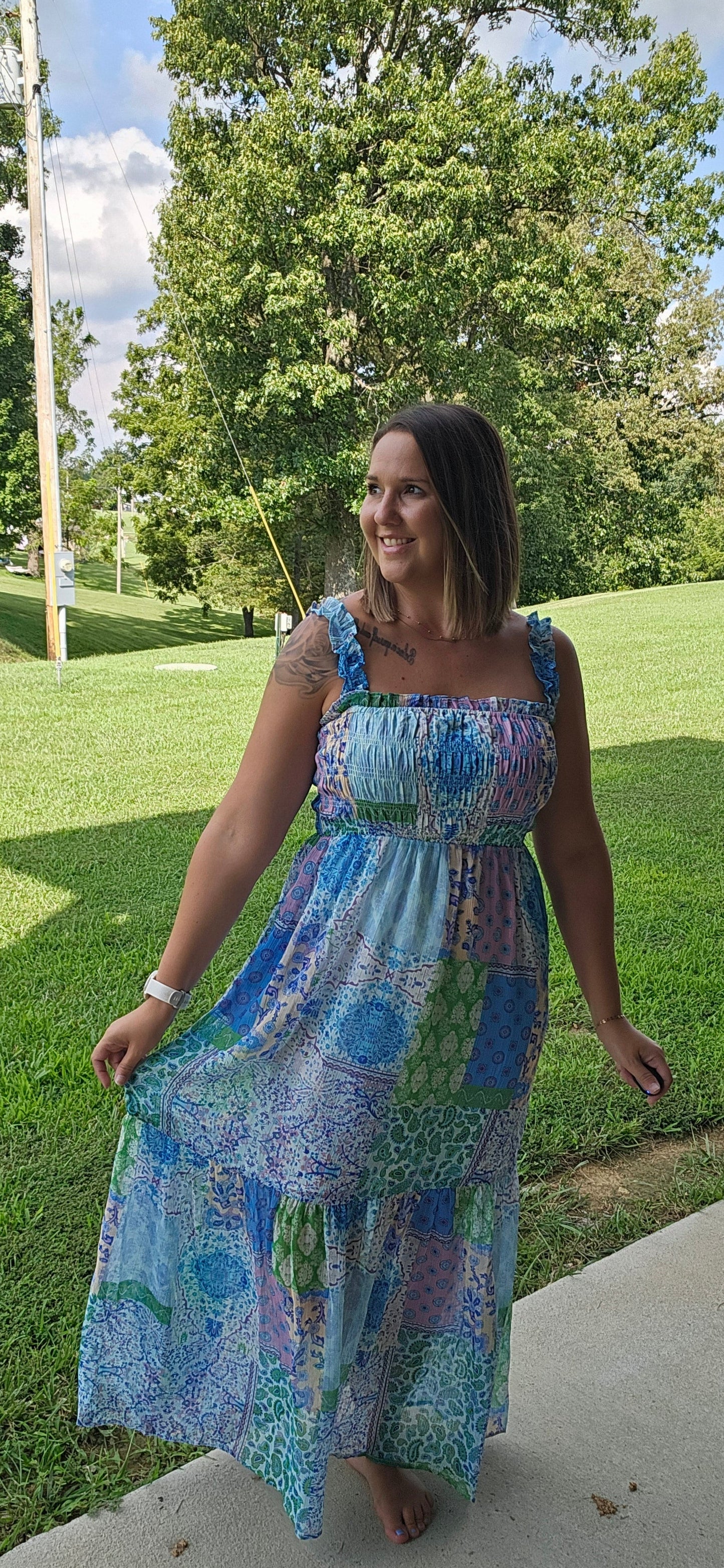Patchwork Garden Maxi