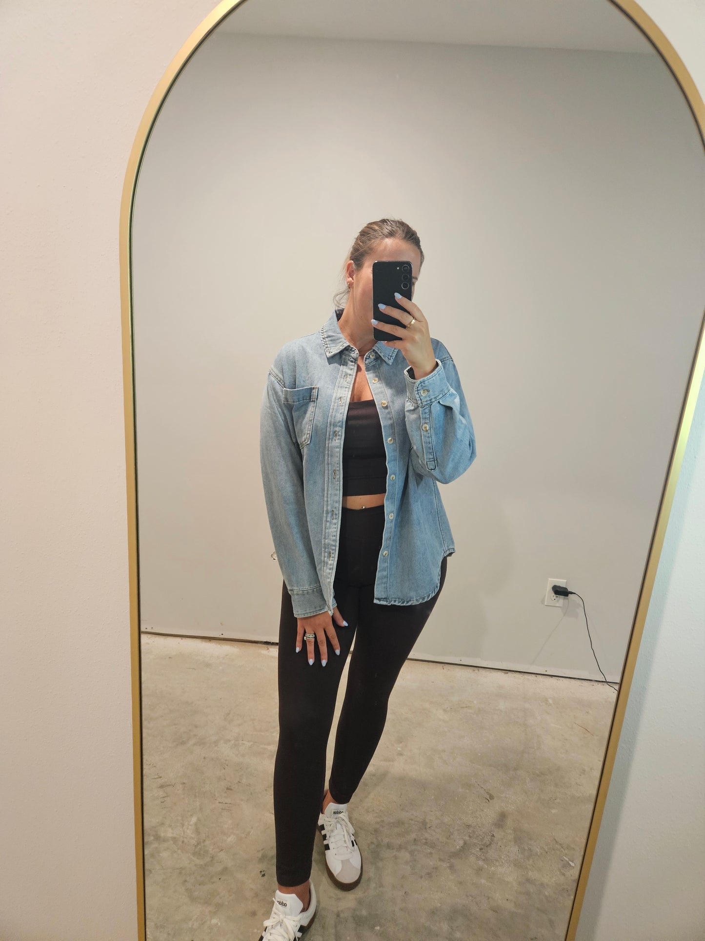The Blue Ridge Denim Shacket