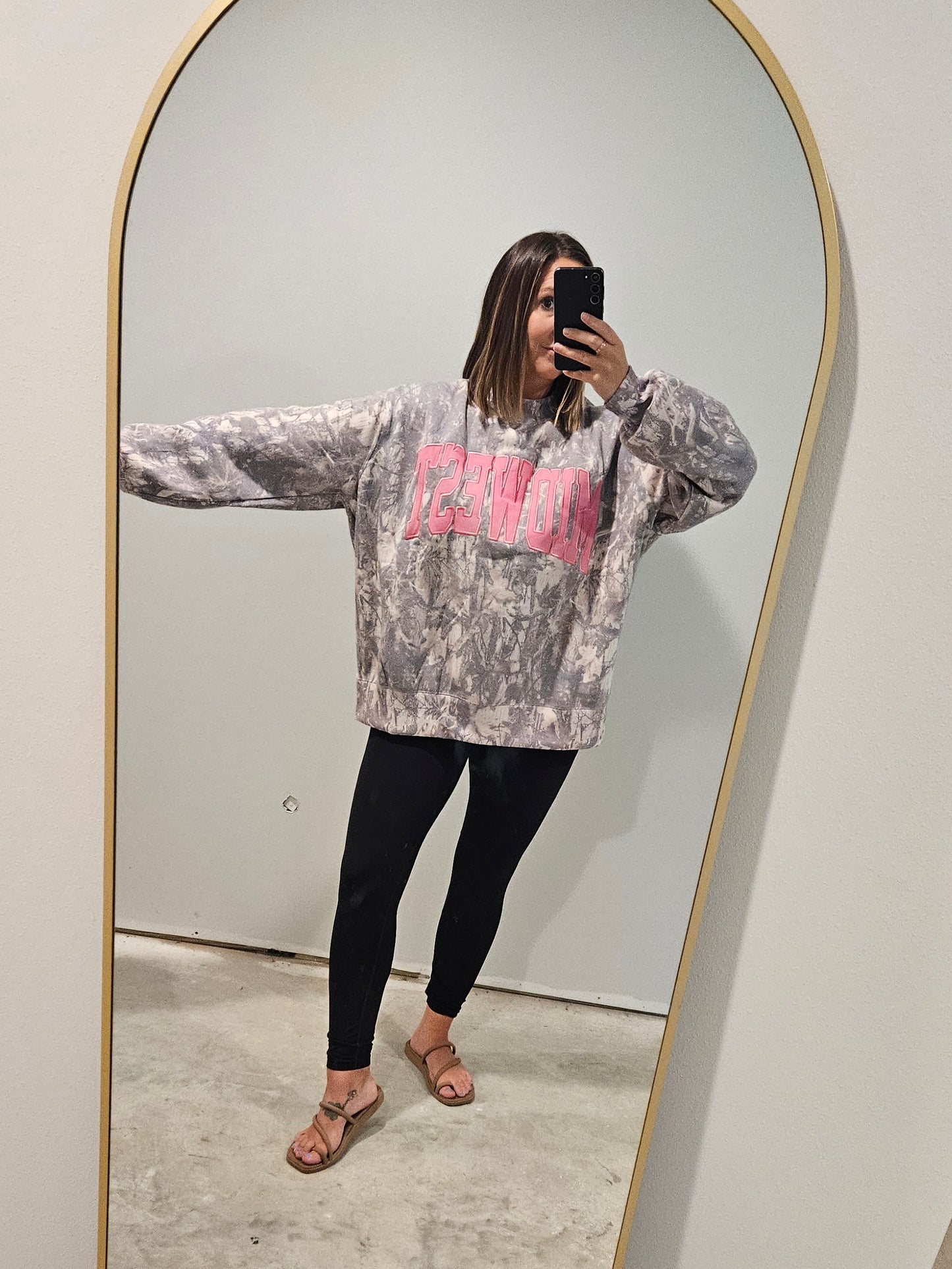 Midwest Camo Embroidered Mockneck 