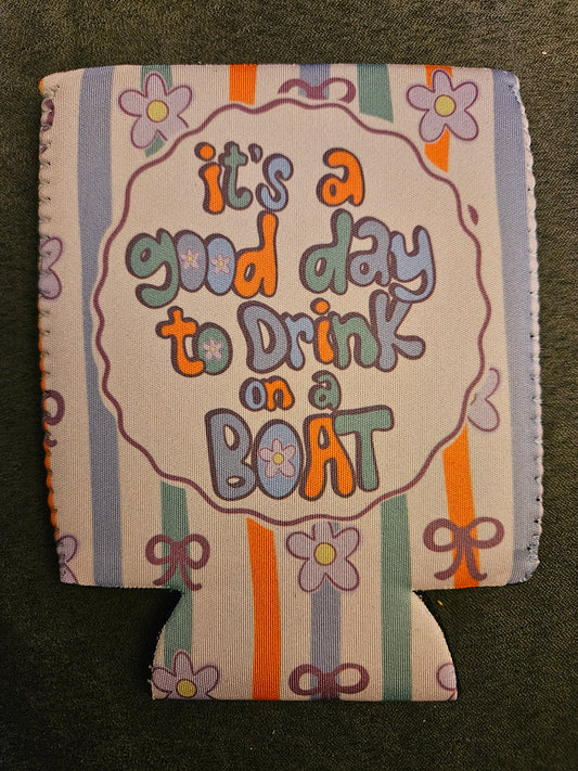 It’s a good day to drink on a boat koozies
