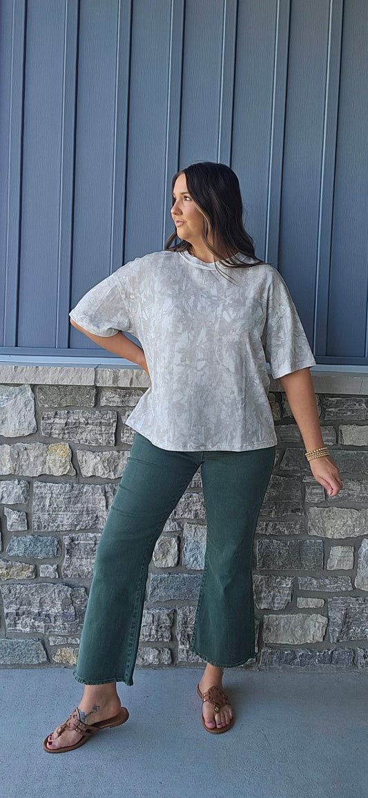 Olive Grove Crop Pants