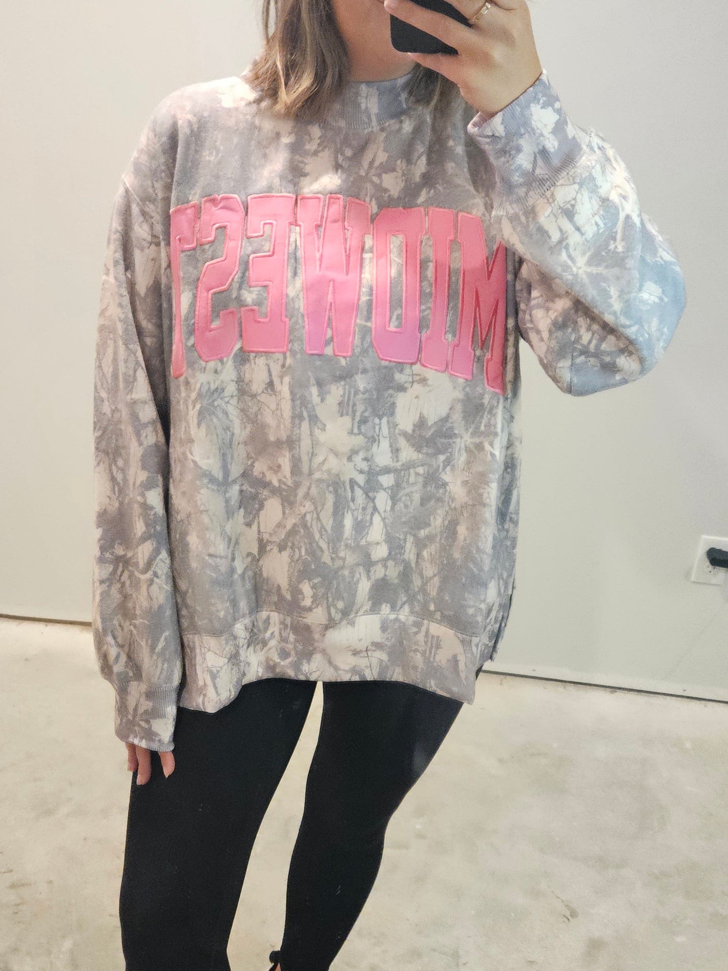 Midwest Camo Embroidered Mockneck 