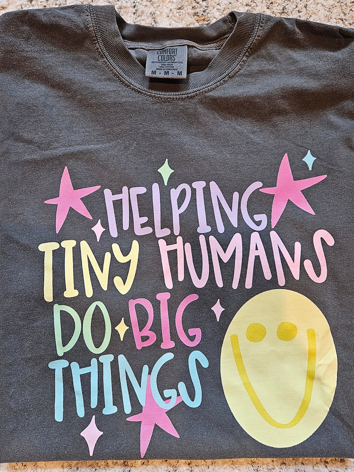 Helping Tiny Humans Tee - comfort colors