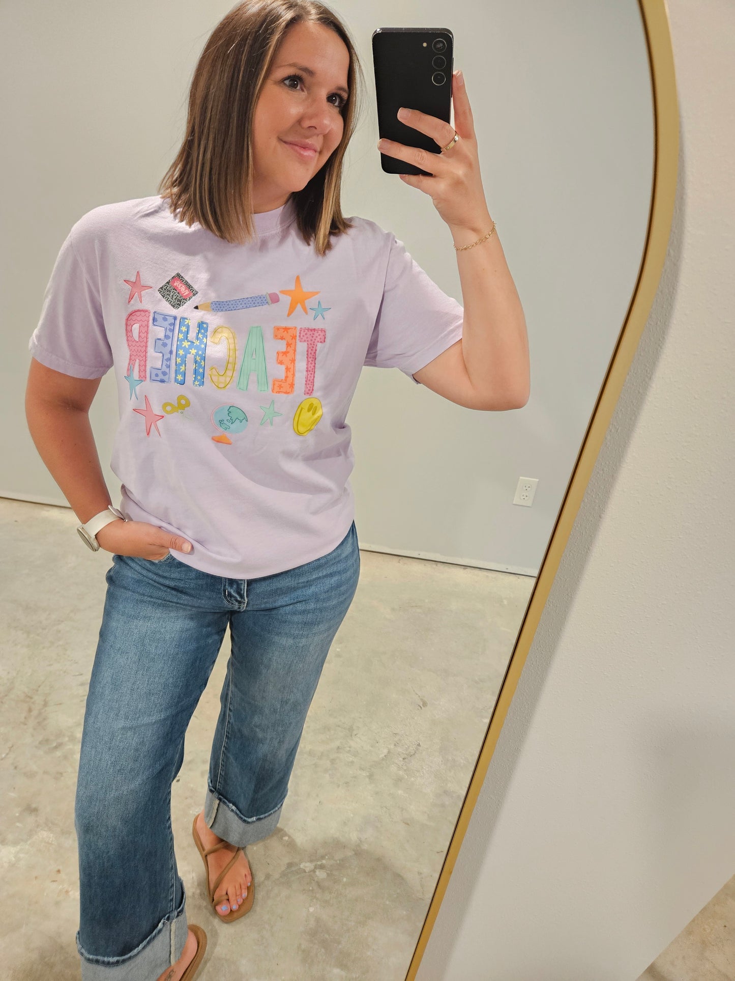 The Teacher Life Tee - comfort colors