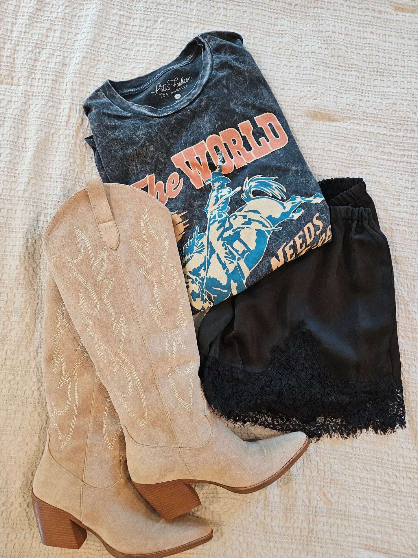 Midnight Rodeo Lace Shorts