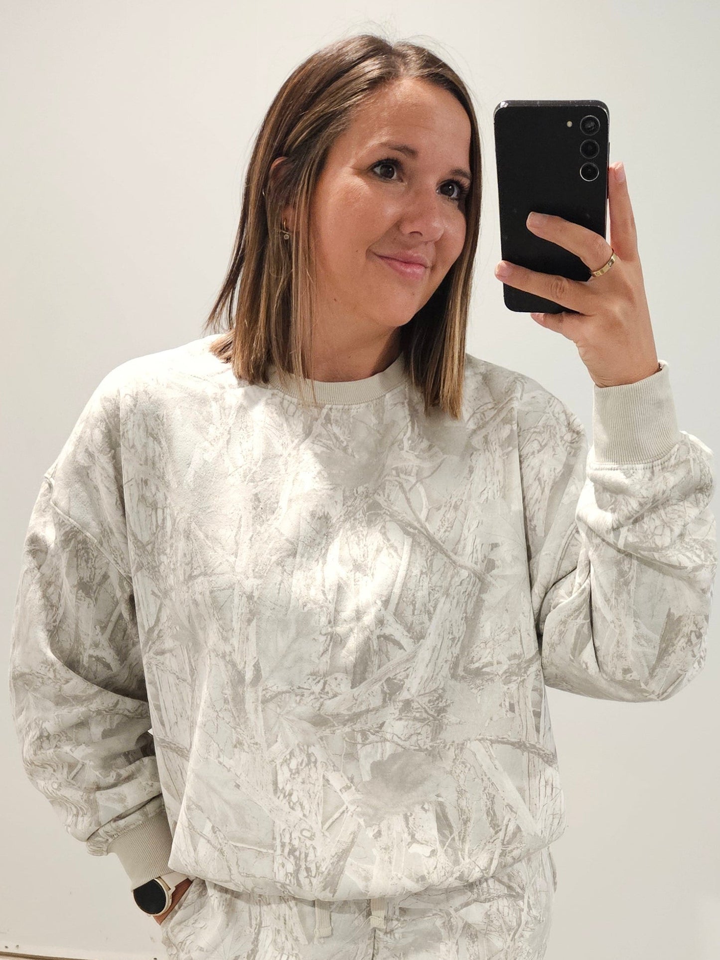 Camo Comfort Crew - top only