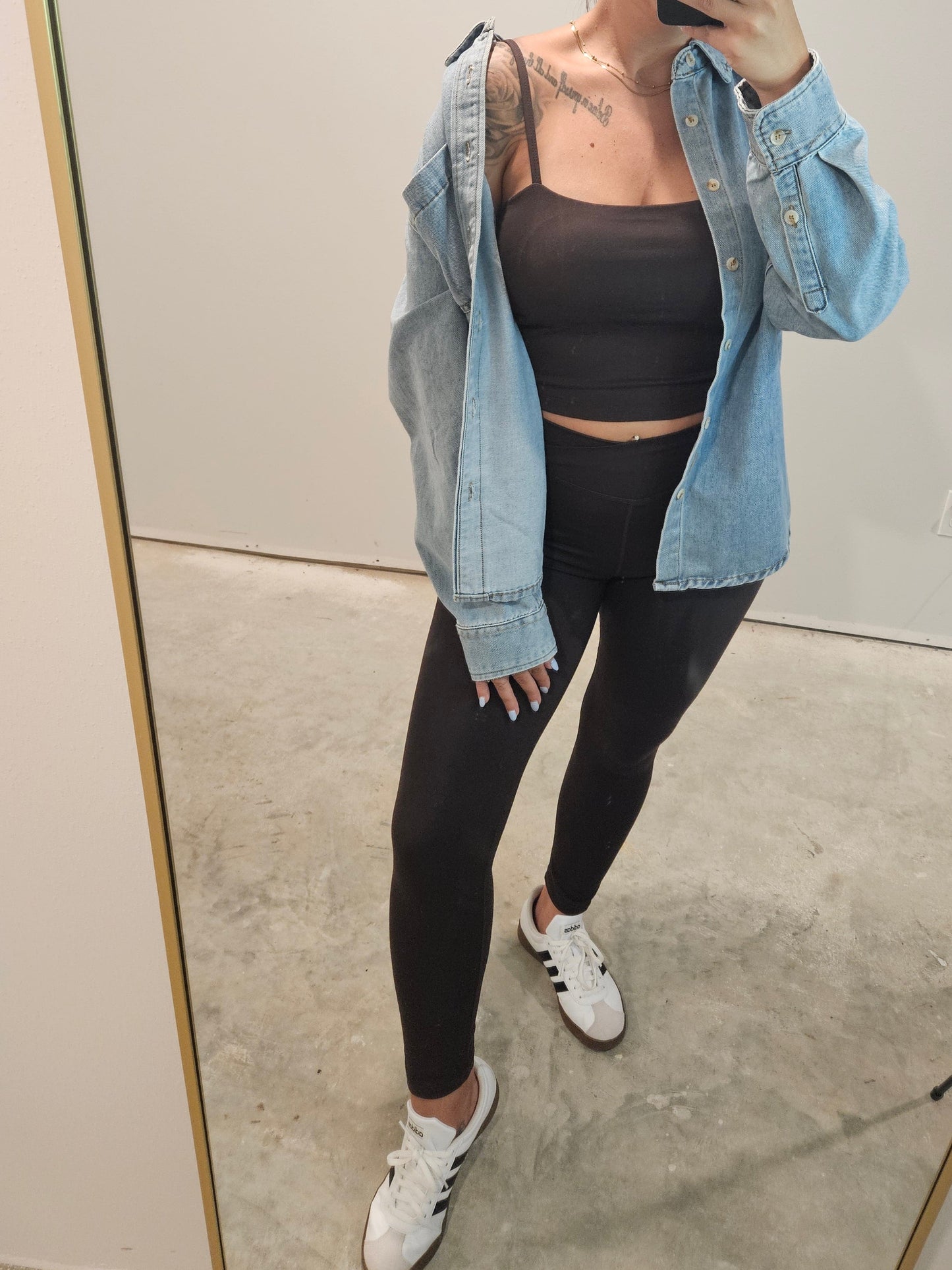 Mono B Venice Crossover Waist Leggings